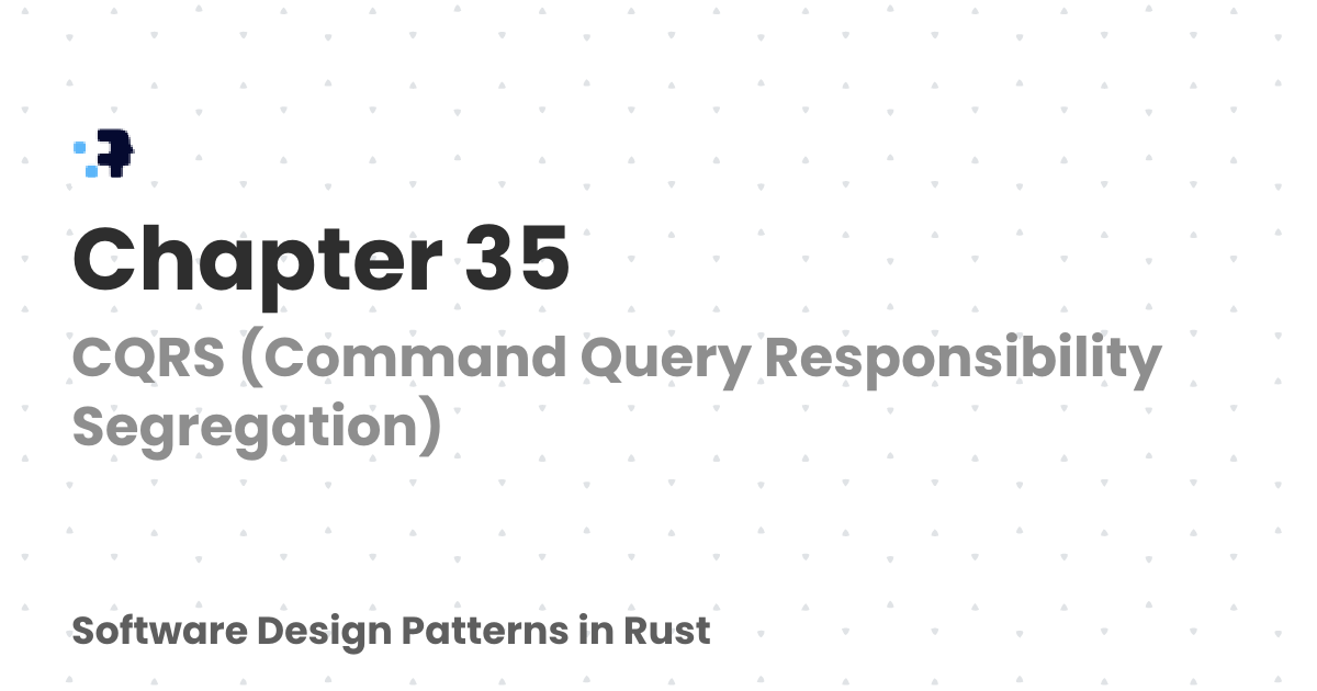 Chapter 35 | Software Design Patterns in Rust